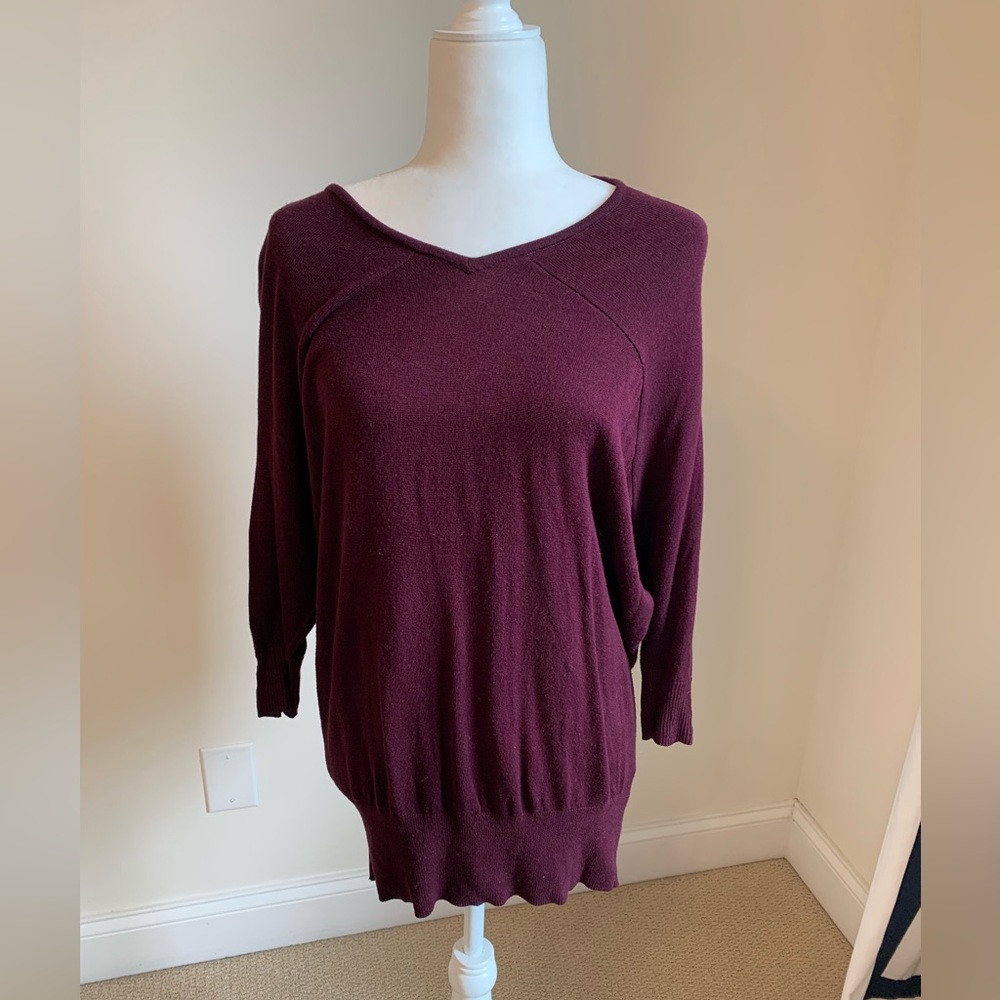 Barneys New York COOP Burgundy Sweater XS